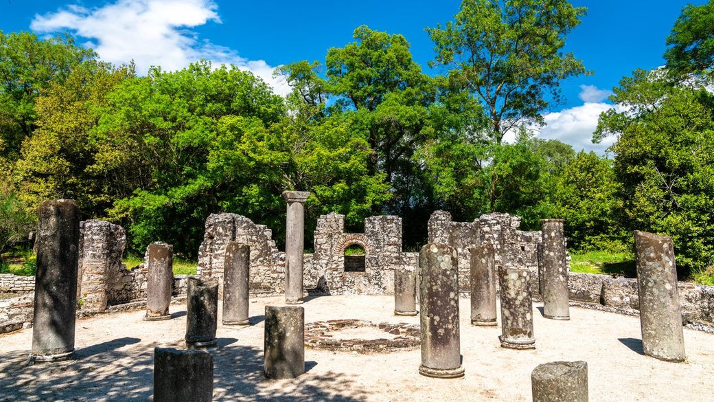 Albánia lakóautóval: Butrinti Régészeti Park