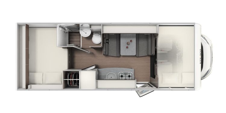 6 személyes lakóautó bérlés baráti társaságok számára