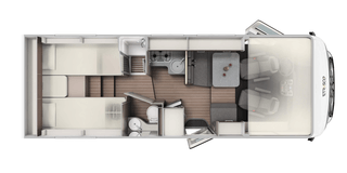 ETRUSCO T 7300 SB lakóautó bérlés Debrecen