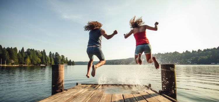 Szuper kemping a velencei tó partján